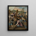 The Christ on the Way to Calvary - Circle of Tintoret — framed artwork on a wall