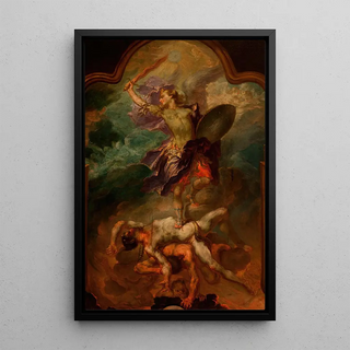 Reproduction of the painting Saint Michel - Cercle de Wolfgang Andreas Heindl