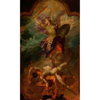 Reproduction of the painting Saint Michel - Cercle de Wolfgang Andreas Heindl