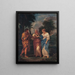 Biblical Marriage Painting - Ciro Ferri — framed artwork on a wall
