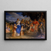 Coriolan at the gates of Rome - Ciro Ferri — framed artwork on a wall