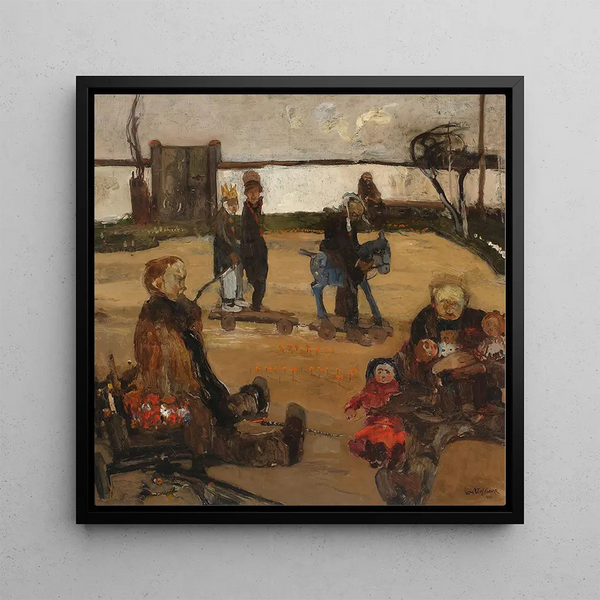 Circus of the Mad Series Madness - Witold Wojtkiewicz — framed artwork on a wall