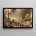 Sabbat des Sorcières - Claes Jacobsz van der Heck — framed artwork on a wall
