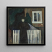 Moonlight - Edvard Munch — framed artwork on a wall