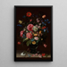 a bouquet of flowers - Clara Peeters — framed artwork on a wall