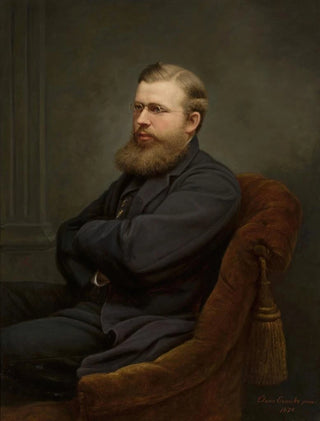 Portrait of a Man - Clara Wilhelmine Oenicke — artwork view