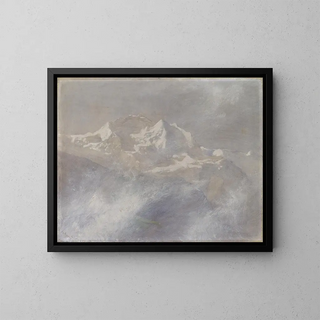 The Virgin in the Fog - Clara von Rappard — framed artwork on a wall