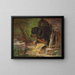 The Frog - Clara von Wille — framed artwork on a wall