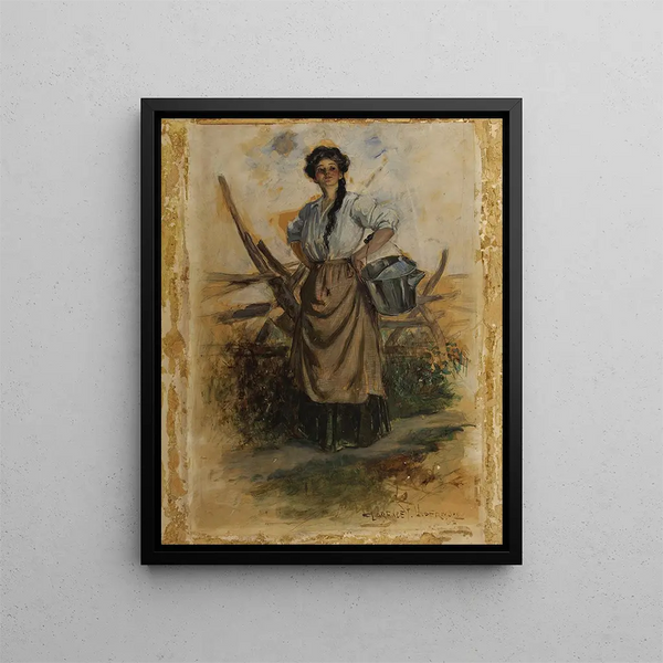 Dairy - Clarence F. Underwood — framed artwork on a wall