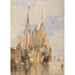 Dutch fishing boats painting near a quay - Clarkson Stanfield — artwork view