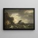 A Shipwreck - Claude-Joseph Vernet — framed artwork on a wall