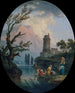 Landscape with Laundresses - Claude-Joseph Vernet — artwork view