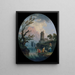 Landscape with Laundresses - Claude-Joseph Vernet — framed artwork on a wall