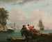 Fishermen on a Mediterranean Shore - Claude-Joseph Vernet — artwork view