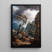 Reproduction of the painting Soldiers in a Mountain Gorge with a Storm - Claude-Joseph Vernet