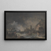 Storm - Claude-Joseph Vernet — framed artwork on a wall