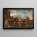 La Mort de Régulus - Claude-Joseph Vernet — framed artwork on a wall