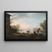 Les quatre moments de la journée Matin - Claude-Joseph Vernet — framed artwork on a wall