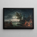 Les Quatre moments de la journée, Nuit - Claude-Joseph Vernet — framed artwork on a wall
