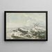 Second view of the Agrigento countryside - Claude-Louis Châtelet — framed artwork on a wall