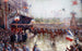 La Place de l'Hôtel de Ville le 20 octobre 1918, manifestation en l'honneur de la classe 1920 - Claude Charles Bourgonnier — artwork view