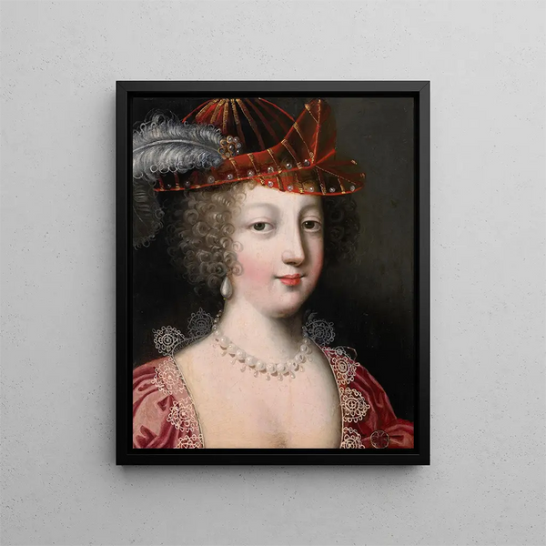 Isabelle de Savoie, Queen of Portugal - Claude Druet — framed artwork on a wall