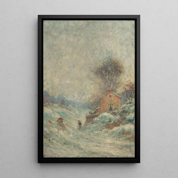 Snow - Claude-Émile Schuffenecker — framed artwork on a wall