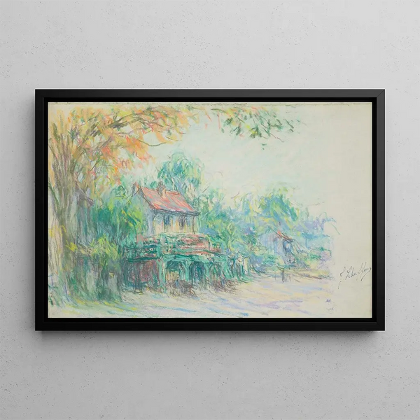 Landscape Painting - Claude-Émile Schuffenecker — framed artwork on a wall