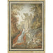 an artist worshipping a statue of Virtue - Claude Hoin — artwork view