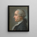 Portrait of Baron de Boisgiroult de Sainte-Preuve - Claude Hoin — framed artwork on a wall