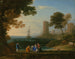 Coastal View with the Removal of Europe - Claude Lorrain — artwork view