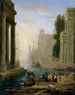 Embarkation of Sainte Paule - Claude Lorrain — artwork view