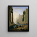 Embarkation of Sainte Paule - Claude Lorrain — framed artwork on a wall