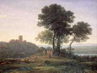 Jacob with Laban and his daughters - Claude Lorrain — artwork view