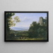 Landscape with Apollo and Mercury - Claude Lorrain — framed artwork on a wall