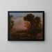 Pastoral landscape painting - Claude Lorrain — framed artwork on a wall