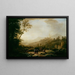 Sunrise - Claude Lorrain — framed artwork on a wall