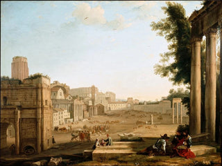 Le Campo Vaccino à Rome - Claude Lorrain — artwork view