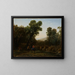 The Flight into Egypt - Claude Lorrain — framed artwork on a wall