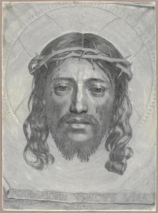 The Veil of Saint Veronica - Claude Mellan — artwork view