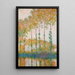 Reproduction of the painting Poplars by the Epte River, Autumn - Claude Monet