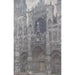La cathédrale de Rouen, le portail, temps gris - Claude Monet — artwork view