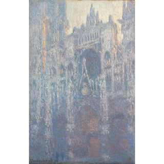 The Cathedral Gateway in Rouen, Morning Light - Claude Monet — artwork view