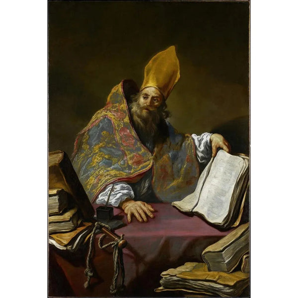 Reproduction of the painting Saint Ambroise - Claude Vignon