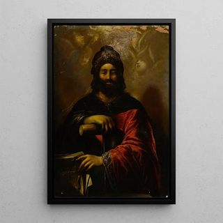 The Prophet Isaiah - Claude Vignon — framed artwork on a wall