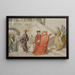 La reine Jeanne est empêchée d'accompagner le prince de Viane à Barcelone - Claudi Lorenzale — framed artwork on a wall