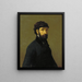 Self-portrait - Claudi Lorenzale — framed artwork on a wall
