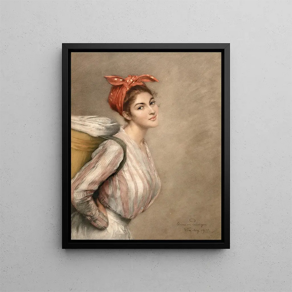 Wschermdel - Clemens von Pausinger — framed artwork on a wall