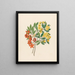 Icosandria monog Ochna arborea - Clemenz Heinrich Wehdemann — framed artwork on a wall