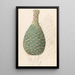 Reproduction of the painting Zamia caffra Encephalartos altensteinii female cone - Clemenz Heinrich Wehdemann